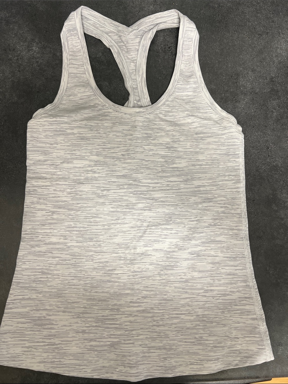 lululemon athletica Light Heather Gray Space-Dye Racerback Tank - Picture 4 of 4
